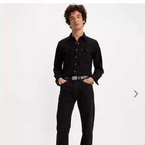 NWOT Levi’s 505 regular fit jeans - black - men’s 36x32